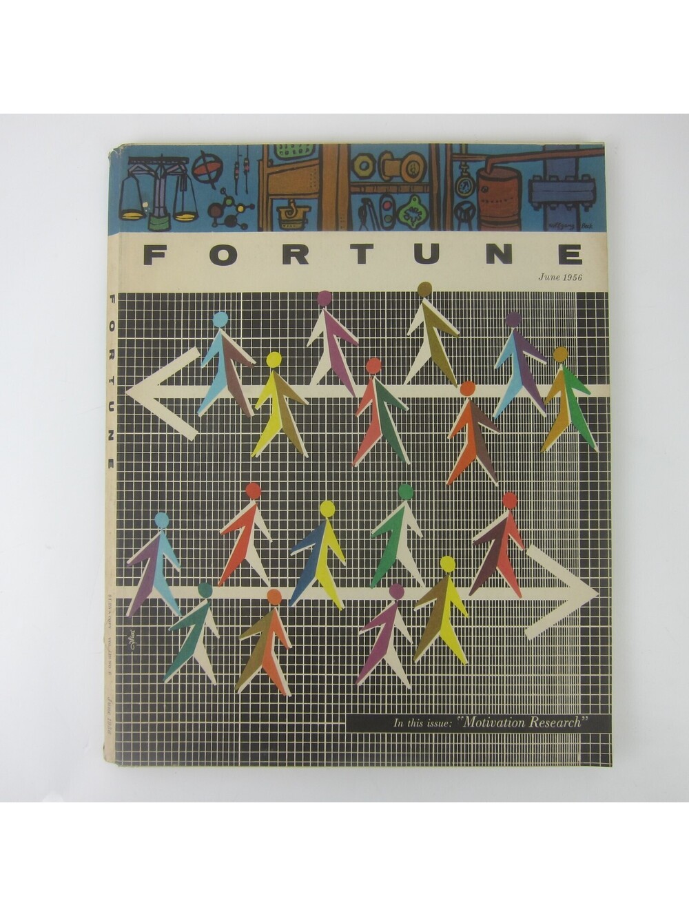 Vintage FORTUNE Magazine June 1956 Ford, Oldsmobile, Mack, Buick, Lincoln, GM Ad